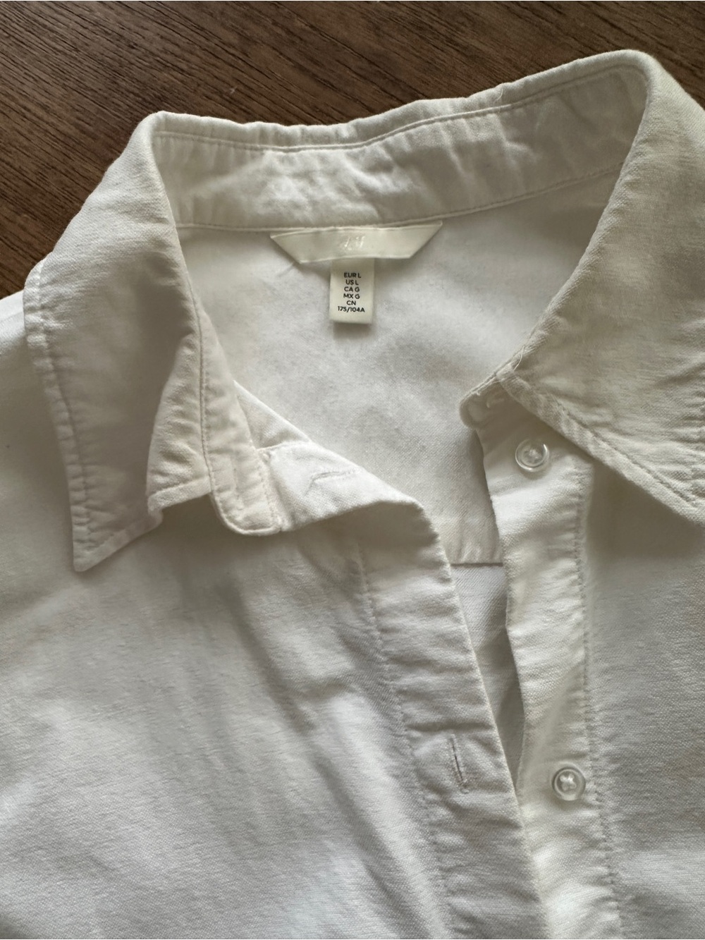 Perfect white casual shirt size XL